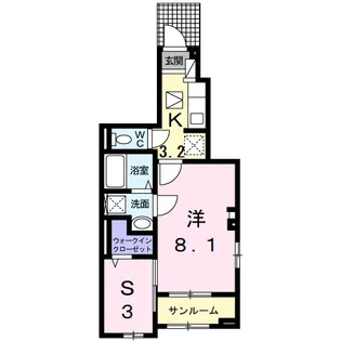 サンモール・K【1階】の間取り