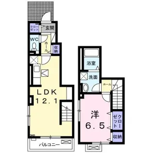 Fiore・J【1階】の間取り