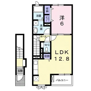 グレース・ヒルズB【2階】の間取り