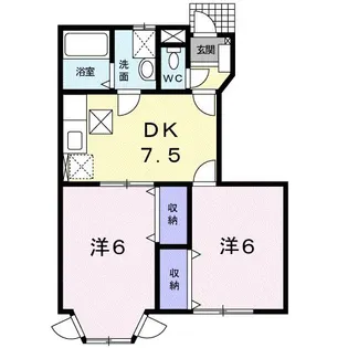 サン フォレスト Ⅱ【1階】の間取り