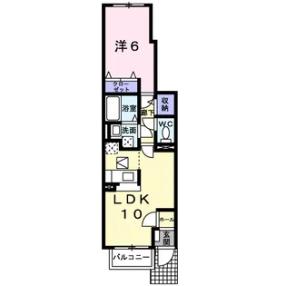 オーブⅡ【1階】の間取り