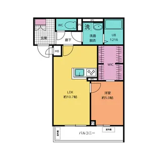 MIYAMADO HILLS【1階】の間取り
