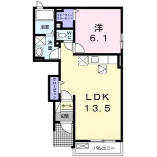 バンビ イトウ【1階】の間取り