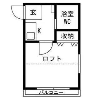 インペリアルⅡ【103号室】の間取り