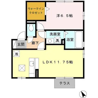 リビングタウン阿倉川 L【2階】の間取り