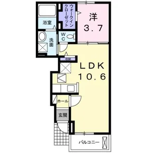 グラマシー・エスⅠ【1階】の間取り
