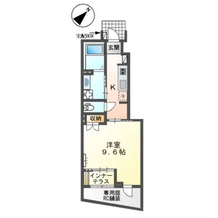 ディモア・ルーチェ【1階】の間取り