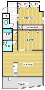 ノーティー【2階】の間取り