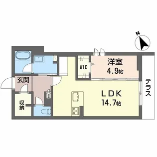 シャーメゾン桜ステージ【301号室】の間取り