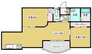 T・Mグローブ【3階】の間取り