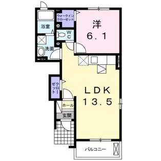 プランドールA【1階】の間取り