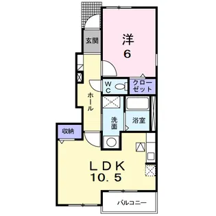 ストークパークⅡ【1階】の間取り