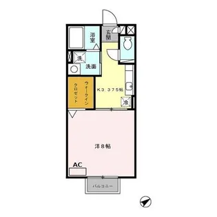 フロイデ【2階】の間取り