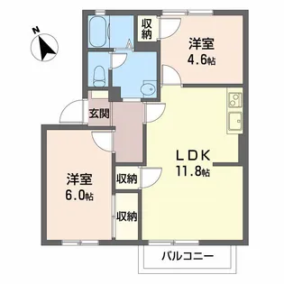 エンドレスゴトウ B【1階】の間取り