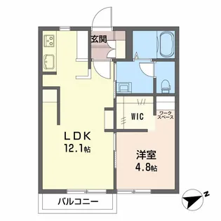 YK久保田【2階】の間取り