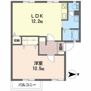 グランシャリオ日永西 C【1階】の間取り