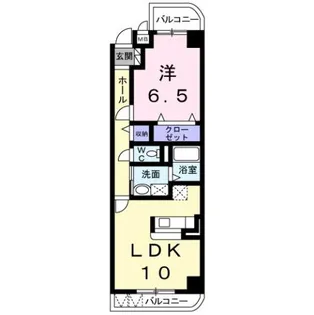 ポリッシュ【4階】の間取り