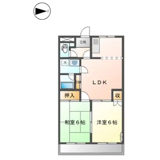 パークハイム【1階】の間取り