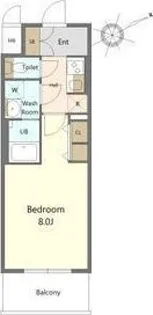 S-RESIDENCE四日市市堀木amante【14階】の間取り