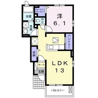 ドルチェ セグレートⅠ【1階】の間取り