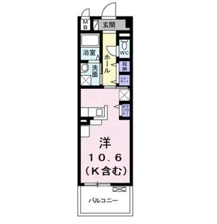 サンルミエール【2階】の間取り