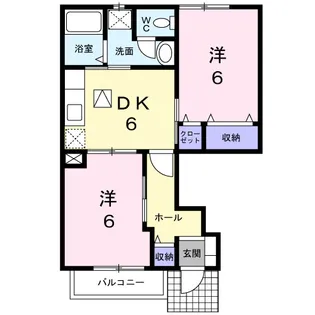 ピースオブライフ Ⅱ【1階】の間取り