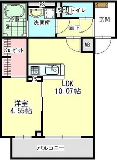 Aqua Louis Mer【2階】の間取り