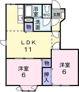メイプルハウス Ⅰ【1階】の間取り