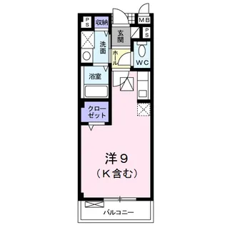 シャトー・アムール【2階】の間取り