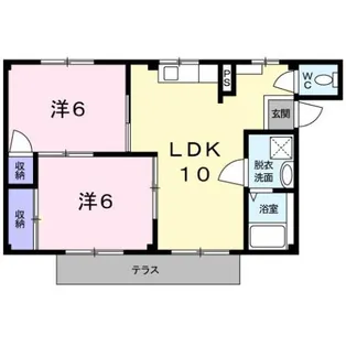 シティハイツ本郷草2【1階】の間取り