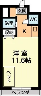 VIP-IN太平洋ノースヒルズ【2階】の間取り