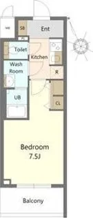 S-RESIDENCE四日市駅前couleur(クルール)【15階】の間取り