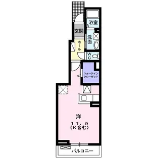 コリーヌ三重【1階】の間取り