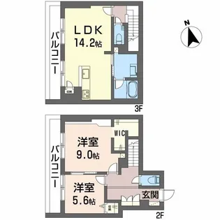 シャーメゾン ラ テラの間取り