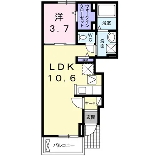 サンリットN A【1階】の間取り
