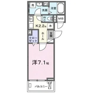 ヒカルサ四日市西浜田【3階】の間取り