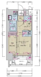プレリス四日市ティエルナ【14階】の間取り