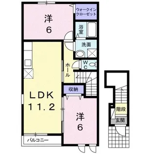 フォルシュ ハイム A【2階】の間取り