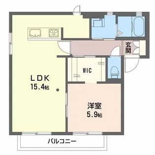エスペランサⅡ【1階】の間取り