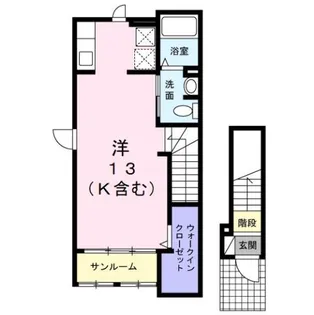 ルナ ルーチェ【2階】の間取り