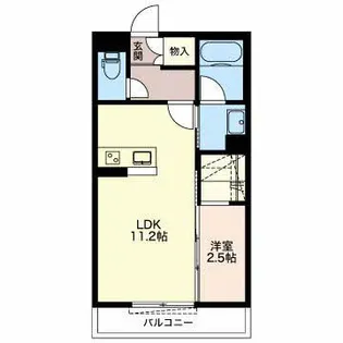 エクラシエ【1階】の間取り