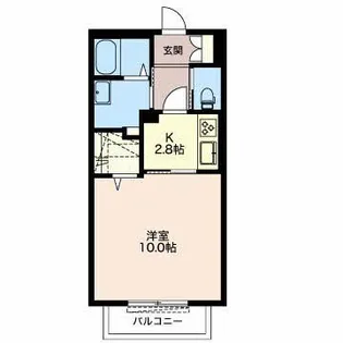 アクシアⅡ【2階】の間取り
