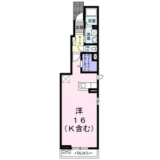ライズコートTK Ⅱ【1階】の間取り