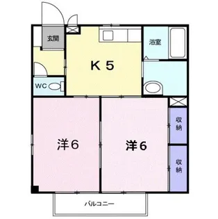 ラフォーレ大陽Ⅱ【2階】の間取り
