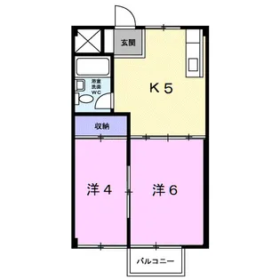 メゾンかおり【2階】の間取り
