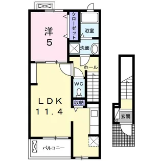 サンリット・L【2階】の間取り
