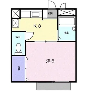 エスポワール【1階】の間取り