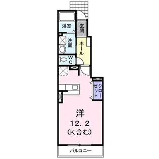 アビタシオン【1階】の間取り
