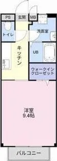 ユトリロ A棟【1階】の間取り