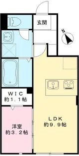 ユアメゾン北浜【102号室号室】の間取り